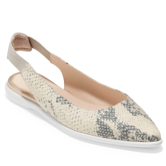 Cole Haan Shoes - Cole Haan Zerogrand Slingback Skimmer Flat Sandals